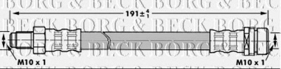 BORG & BECK bbh6979 -  Тормозной шланг